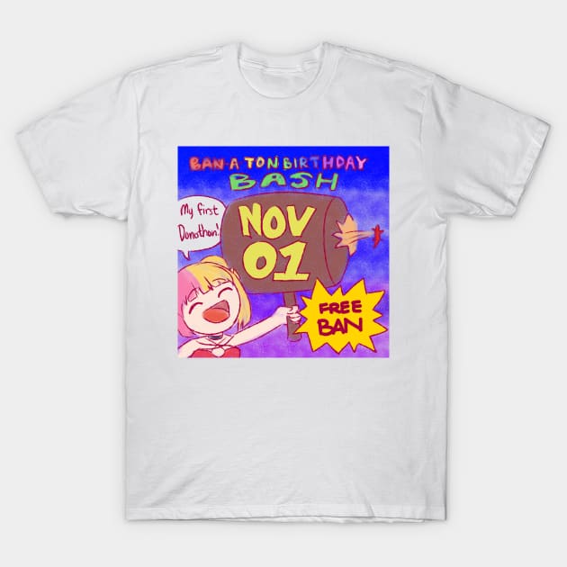 Ban-a-ton birthday bash T-Shirt by hitoridraws